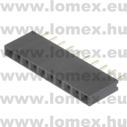 FHSH-2.54-10 (T-T) RoHS HÜVELY  10 P - 43-11-22