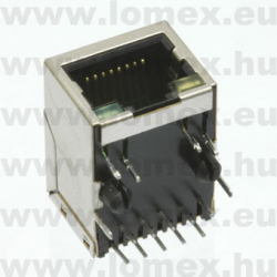 LA1S109-43(M) LF (BOT) RoHS TELEFON 8/8 SINGLE RJ45 - 43-13-22