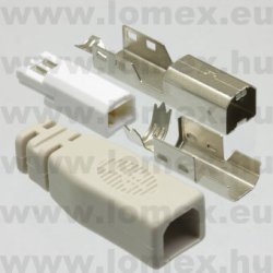 USB-B 4P APA +HÁZ  USB-B04M-BH (T-T) - 43-14-77