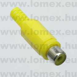 RCA CHINCH  ANYA  RCAS-21Y (FEM) LENGŐ MÜA. SÁRGA   A-V - 43-15-32