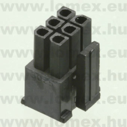 NCHD300-06F (G-S) RoHS TÁPCSATL. 3.00mm  6P ANYA HÁZ - 43-15-59