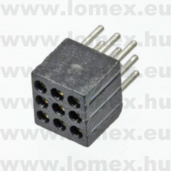 855-83-009-10-001101 (PRE) RoHS HÜVELY  3x3 P PRECI SOLDER TAIL - 43-16-29