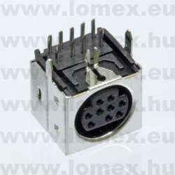 MD9-02 (T-T) RoHS MINI DIN  9 P ANYA - 43-16-48