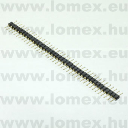 TÜSKESOR (T-T) RoHS 40 P 2.54mm SIL SOLDER TAIL - 43-19-61