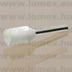 E0508-WHITE (KST) RoHS ÉRVÉGHÜVELY 0.5mm2 - 43-21-93