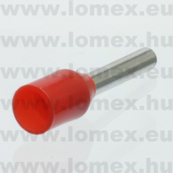 E1008-RED (KST) RoHS ÉRVÉGHÜVELY AWG18 - 43-21-96