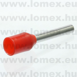 E1010-RED (KST) RoHS ÉRVÉGHÜVELY AWG18 - 43-21-97