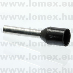 E1510-BLACK (KST) RoHS ÉRVÉGHÜVELY AWG16 - 43-21-98