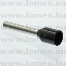E1512-BLACK (KST) RoHS ÉRVÉGHÜVELY AWG16 - 43-21-99