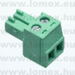 TLPS100V-02P (TLM) RoHS SORKAPOCS 2P RM3.81 DUGASZOLHATÓ CSAVAROS - 43-22-65
