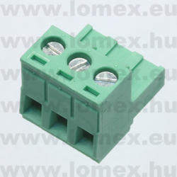 TLPS300V-03P (TLM) RoHS SORKAPOCS 3P RM5.08 DUGASZOLHATÓ CSAVAROS - 43-22-70