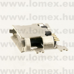 USB-B MICRO 5P ANYA 90° MCUSB-B1.1S05PFHSB (T-T) RoHS SMD - 43-23-37