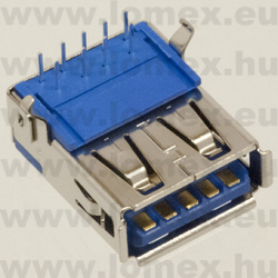 USB-A 3.0  9P ANYA 90° USB-A3.0S09PFHTC (T-T) RoHS - 43-23-46