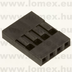 DNCHS254-04 (G-S) RoHS TÁPCSATL. 2.54mm  4P ANYA - 43-26-26