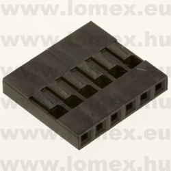 DNCHS254-06 (G-S) RoHS TÁPCSATL. 2.54mm  6P ANYA - 43-26-28