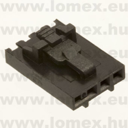 MNCHS254-04FBL (G-S) RoHS  TÁPCSATL. 2.54mm 4P ANYA HÁZ - 43-27-14