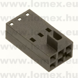 MNCHD254-06FB (G-S) RoHS  TÁPCSATL. 2.54mm 6P (2x3P) ANYA HÁZ - 43-27-19