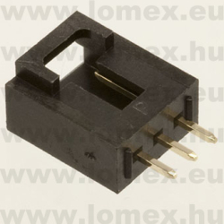 MNCWS254-03S (G-S) RoHS  TÁPCSATL. 2.54mm 3P APA 180° - 43-27-26