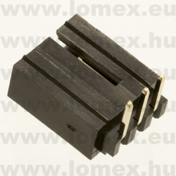 MNCWS254-03R (G-S) RoHS  TÁPCSATL. 2.54mm 3P APA 90° - 43-27-33
