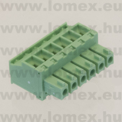 TLPS100V-06R (TLM) RoHS SORKAPOCS 6P RM3.81 DUGASZOLHATÓ CSAVAROS - 43-27-89