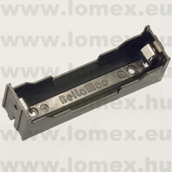 BH1-18650-1P (FEM) ELEMTARTÓ 1x18650 ELEMTARTÓ PCB - 43-28-81