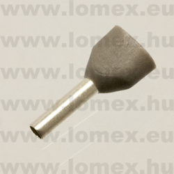 TE7508-GREY (KST) RoHS ÉRVÉGHÜVELY DUPLA ÉRHEZ SZÜRKE - 43-28-90