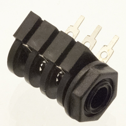 JS63-15L (FEM) JACK 6.3mm ANYA 90° OPEN CIRCUIT - 43-28-95