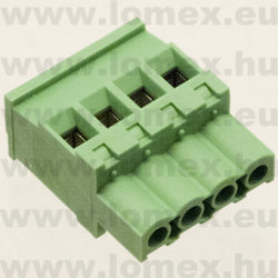 TLPS300RL-04P (TLM) RoHS SORKAPOCS 4P RM5.08 DUGASZOLHATÓ CSAVAROS - 43-29-12