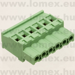 TLPS300RL-06P (TLM) RoHS SORKAPOCS 6P RM5.08 DUGASZOLHATÓ CSAVAROS - 43-29-14