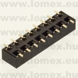 HÜVELY   8x2 P SMD  SFHDH254/254-16-3.56 (T-T) RoHS 2.54/2.54mm  H=3.56mm SMD - 43-29-20