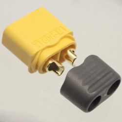 TÁP  LV  DC POWER   60A  XT60H-M  2 P  APA  LENGŐ + HÁZ  BATTERY CONN. - 43-29-23