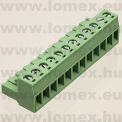 TLPS300V-12P (TLM) RoHS SORKAPOCS 12P RM5.08 DUGASZOLHATÓ CSAVAROS - 43-29-89