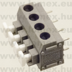 TLM-201R-04P-M19 (TLM) RoHS SORKAPOCS 4P RM5.00 RUGÓS - 43-30-08