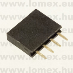 FHSH-2.54-04 (T-T) RoHS HÜVELY   4 P - 43-30-32