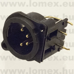 NC4MAH    XLR  4 P APA  (NTR)  NEUTRIK PCB 90° - 43-31-09