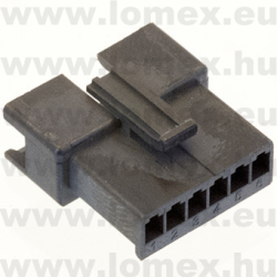 JNCHS250-06ML (G-S) RoHS  TÁPCSATL. 2.50mm 6P APA HÁZ - 43-31-33