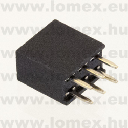 FHDH2.54-6 (T-T) RoHS HÜVELY   3x2 P - 43-31-44