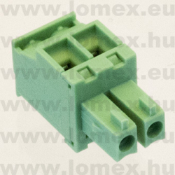 TLPS100R-02R (TLM) RoHS SORKAPOCS 2P RM3.81 DUGASZOLHATÓ CSAVAROS - 43-31-93