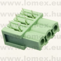 TLPS305R-03P (TLM) RoHS SORKAPOCS 3P RM5.08 DUGASZOLHATÓ NYÁKBA - 43-32-05