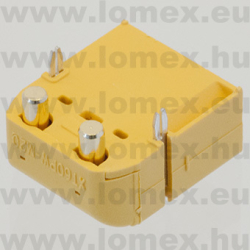 XT60PW-M30.G.Y (AMA) RoHS 2P APA NYÁK 90° - 43-32-16