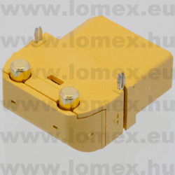XT90PW-F30.G.Y (AMA) RoHS 2P ANYA NYÁK 90° - 43-32-20