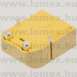 XT90PW-M30.G.Y (AMA) RoHS 2P APA NYÁK 90° - 43-32-53