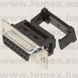 FDB-15S(M)-TP_BK (T-T) RoHS DSUB 15 P ANYA BLACK - 43-32-75