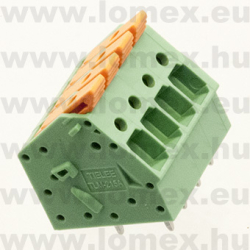 TLM-215A-04P-G12 (TLM) RoHS SORKAPOCS 4P RM5.00 30° RUGÓS/KAROS - 43-32-86