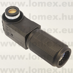 ESP-200A-50-BK-18 (DEG) RoHS  1P ANYA 90° BLACK - 43-34-95