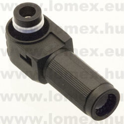 ESP-70A-10-BK-00 (DEG) RoHS  1P ANYA 90° BLACK - 43-35-03