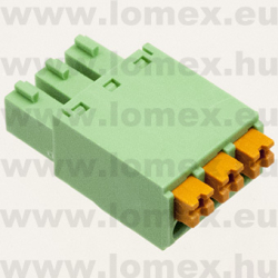 15EDGKN-3.81-03P-14 (DEG) RoHS SORKAPOCS 3P RM3.81 DUGASZOLHATÓ RUGÓS - 43-35-59