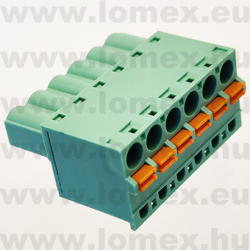 2EDGKD-5.0-06P-14 (DEG) RoHS SORKAPOCS 6P RM5.00 DUGASZOLHATÓ RUGÓS - 43-37-48