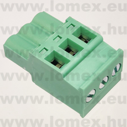 2EDGKB-5.0-03P-14 (DEG) RoHS SORKAPOCS 3P RM5.00 DUGASZOLHATÓ 90° CSAVAROS - 43-37-87