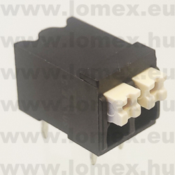DG212R-THR-3.81-02P-13 (DEG) RoHS SORKAPOCS 2P RM3.81 90° RUGÓS - 43-38-25